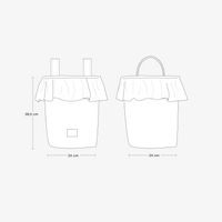 Basket Vichy - Navy + Caramel - PRE ORDER - Minicoton