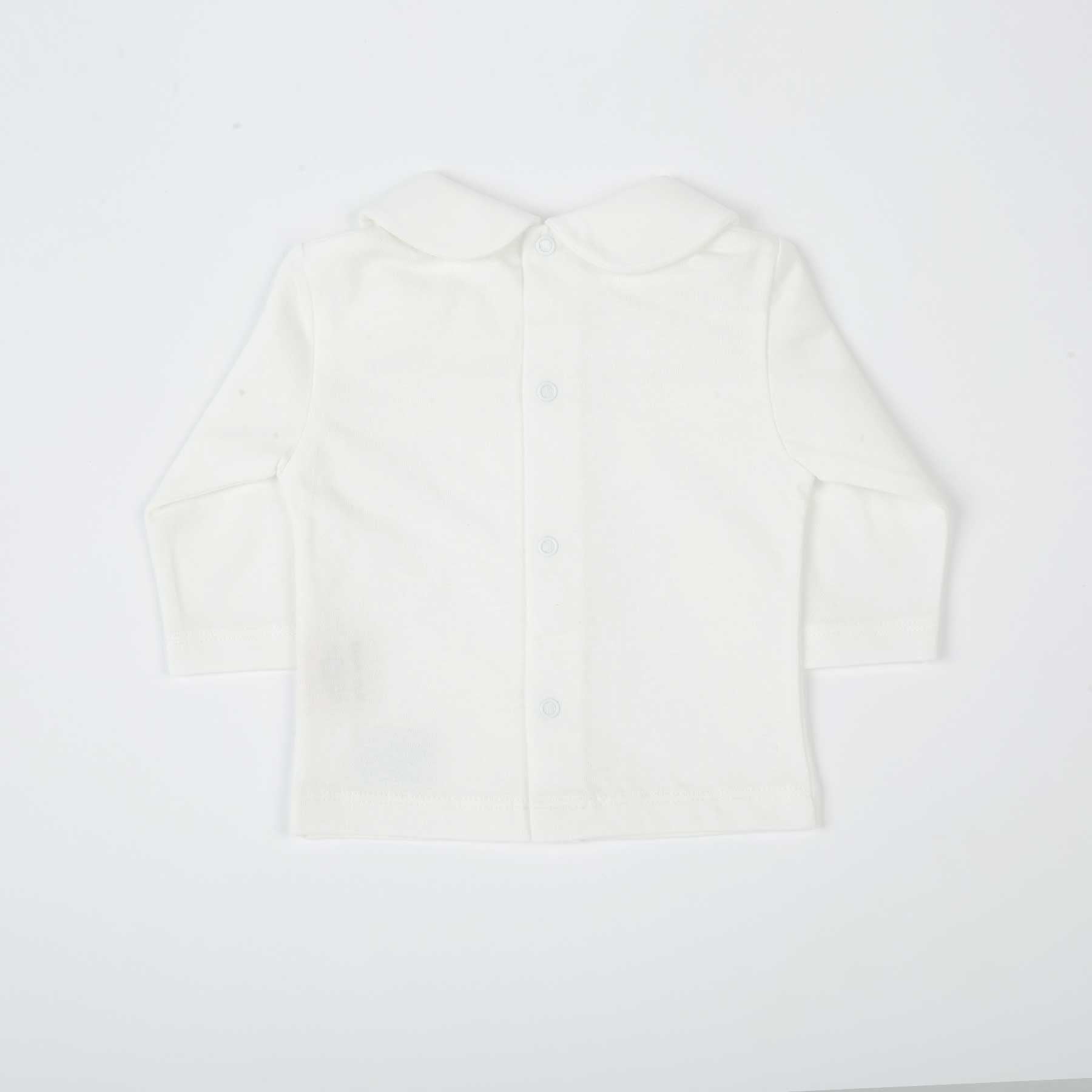 Top Basic Cuello Blanco - Minicoton