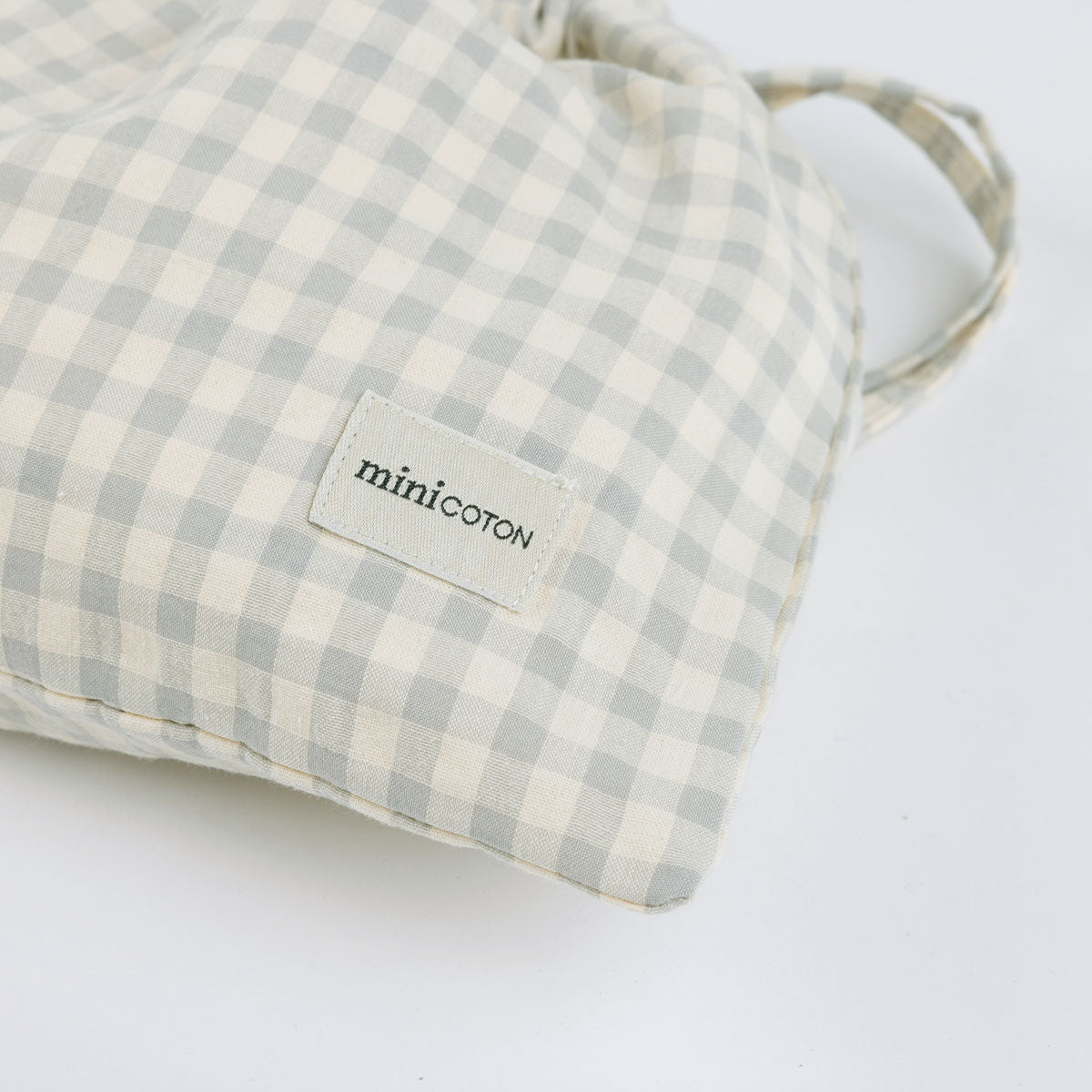 Bolsita Chupete Vichy Blue - Minicoton