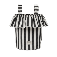Basket Rayas - Black + White - Minicoton