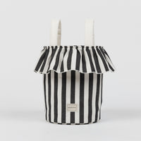 Basket Rayas - Black + White - Minicoton