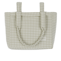 Bolsa Handle Vichy Musgo - Minicoton