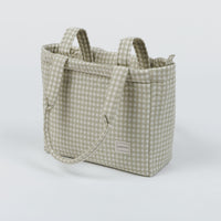 Bolsa Handle Vichy Musgo - Minicoton