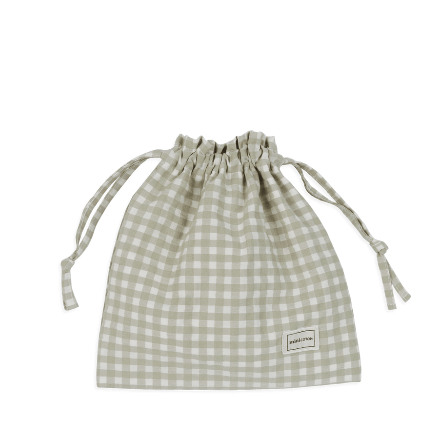 Bolsa Multiuso Vichy Musgo - Minicoton