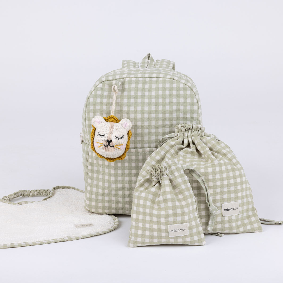 Bolsa Multiuso Vichy Musgo - Minicoton