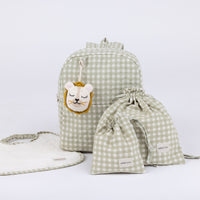 Bolsa Multiuso Vichy Musgo - Minicoton