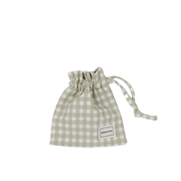 Bolsita Chupete Vichy Musgo - Minicoton
