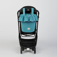 Basket Vichy - Green + Sky Blue - Minicoton