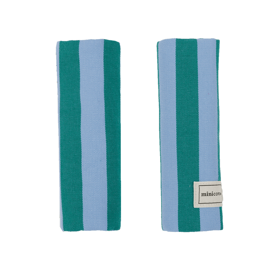 Protector Tirantes Green + Sky Blue - Minicoton