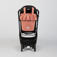 Basket Vichy - Coral + Aqua - Minicoton