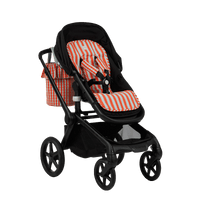 Basket Vichy - Coral + Aqua - Minicoton