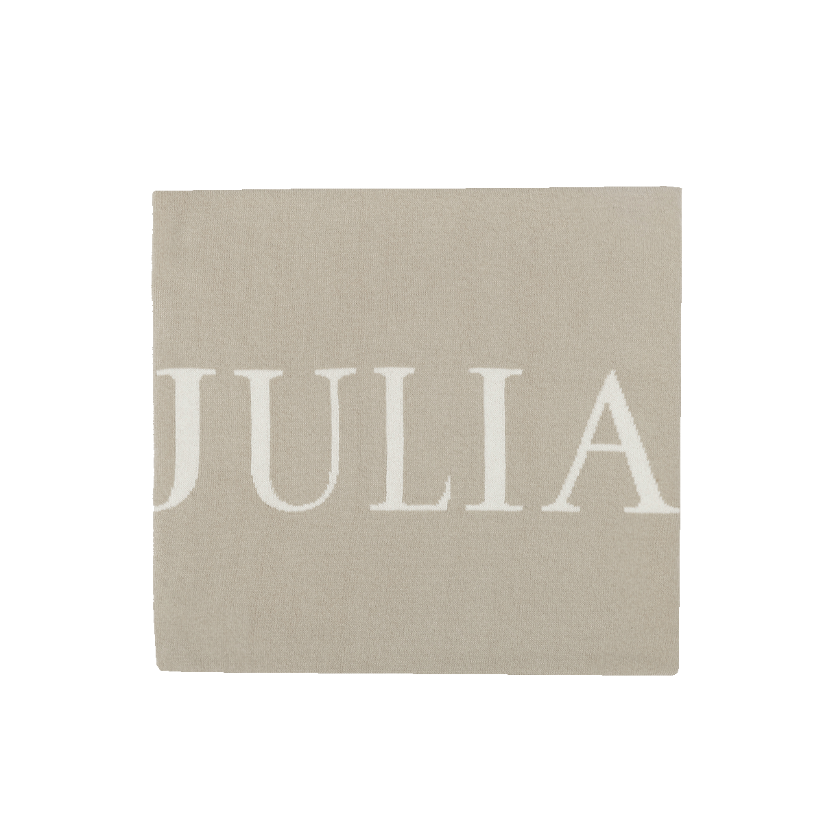 Manta Nombre Beige - Personalized - Minicoton