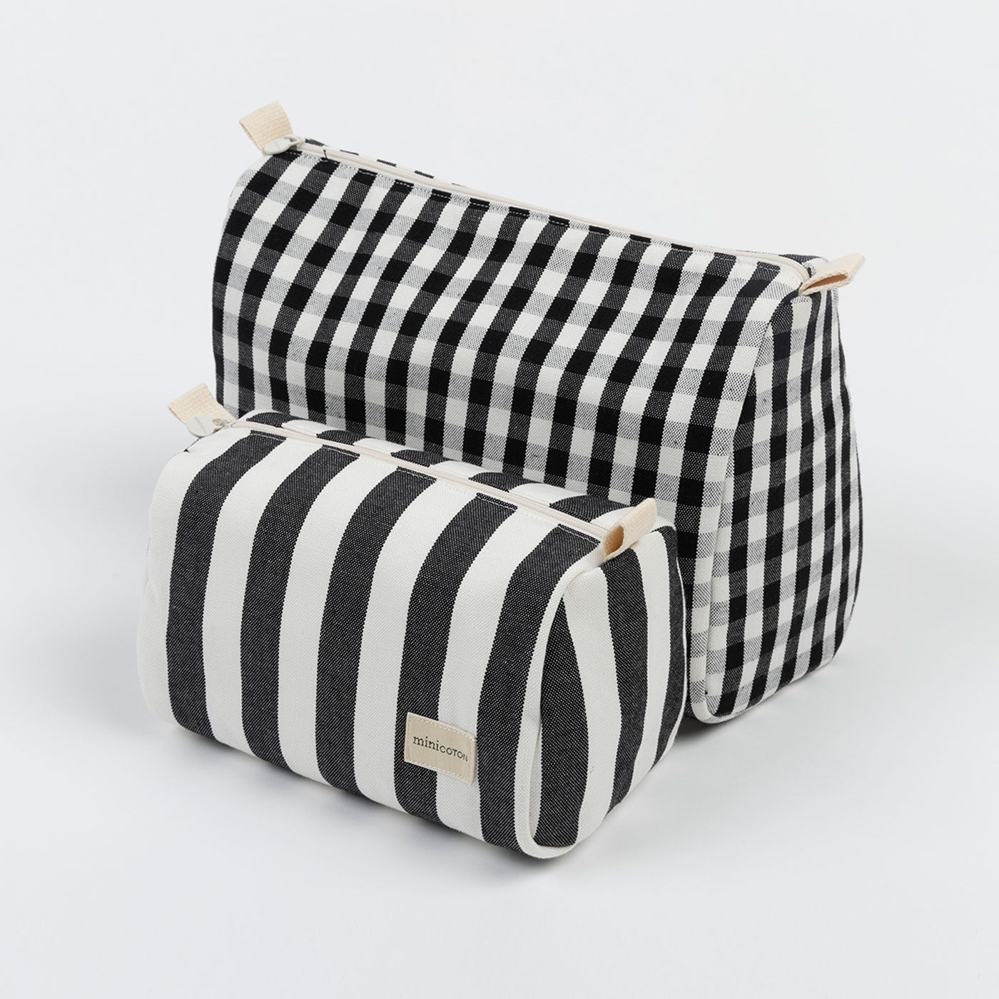 Set Neceser - Black + White - Minicoton