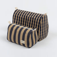 Set Neceser - Navy + Caramel - Minicoton