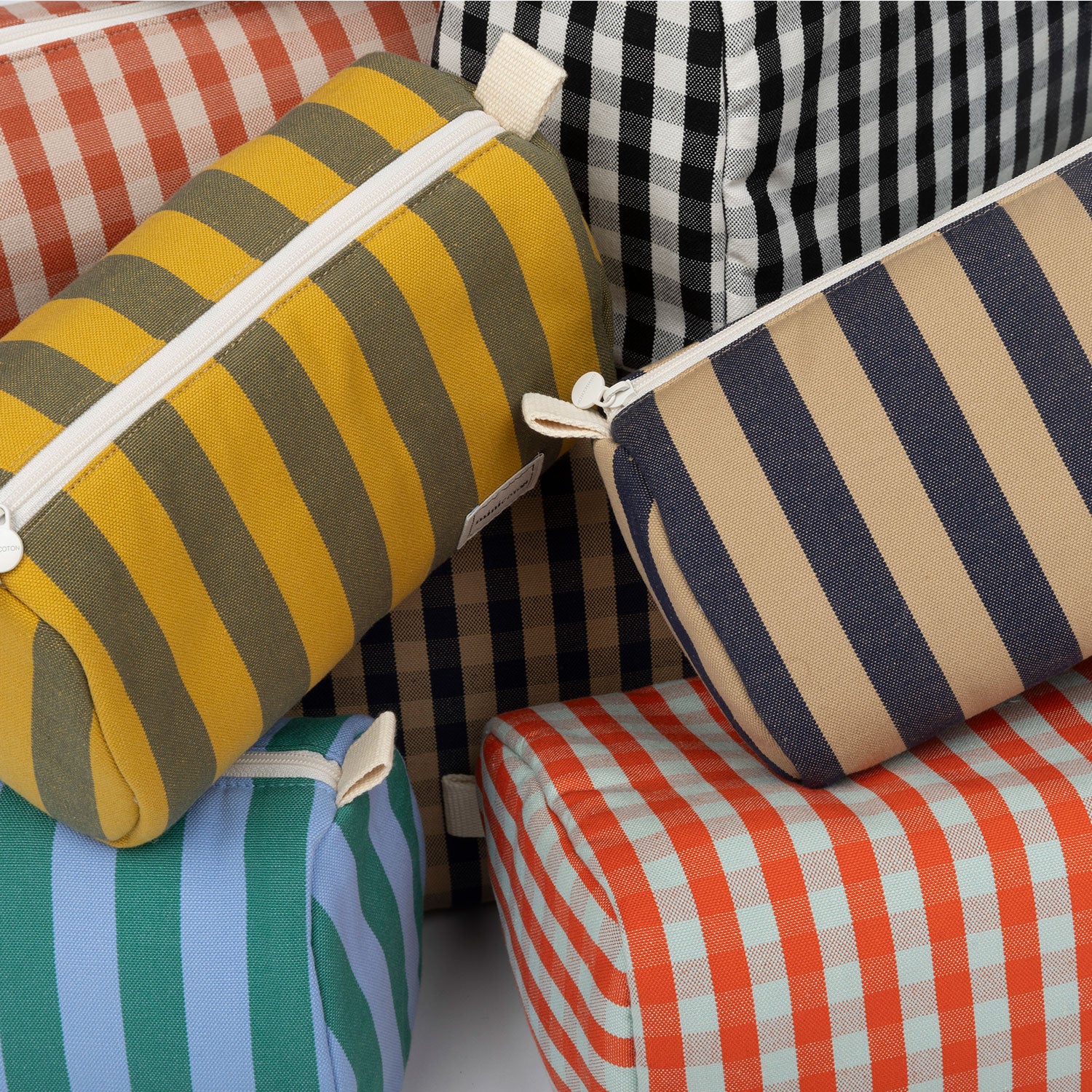 Set Neceser - Navy + Caramel - Minicoton