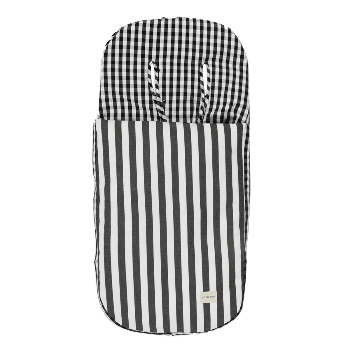 Saco Silla - Black + White - Minicoton