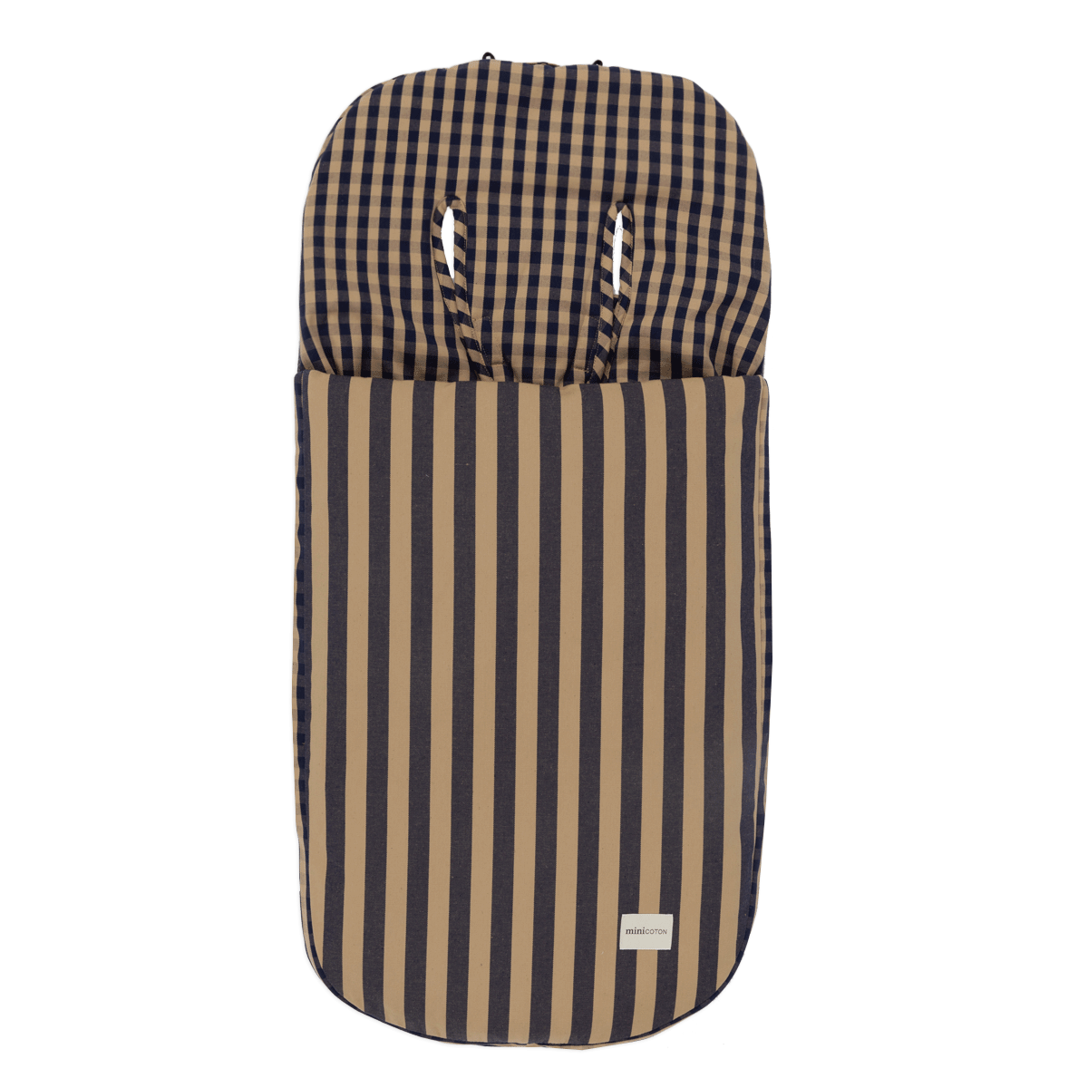 Saco Silla - Navy + Caramel - Minicoton