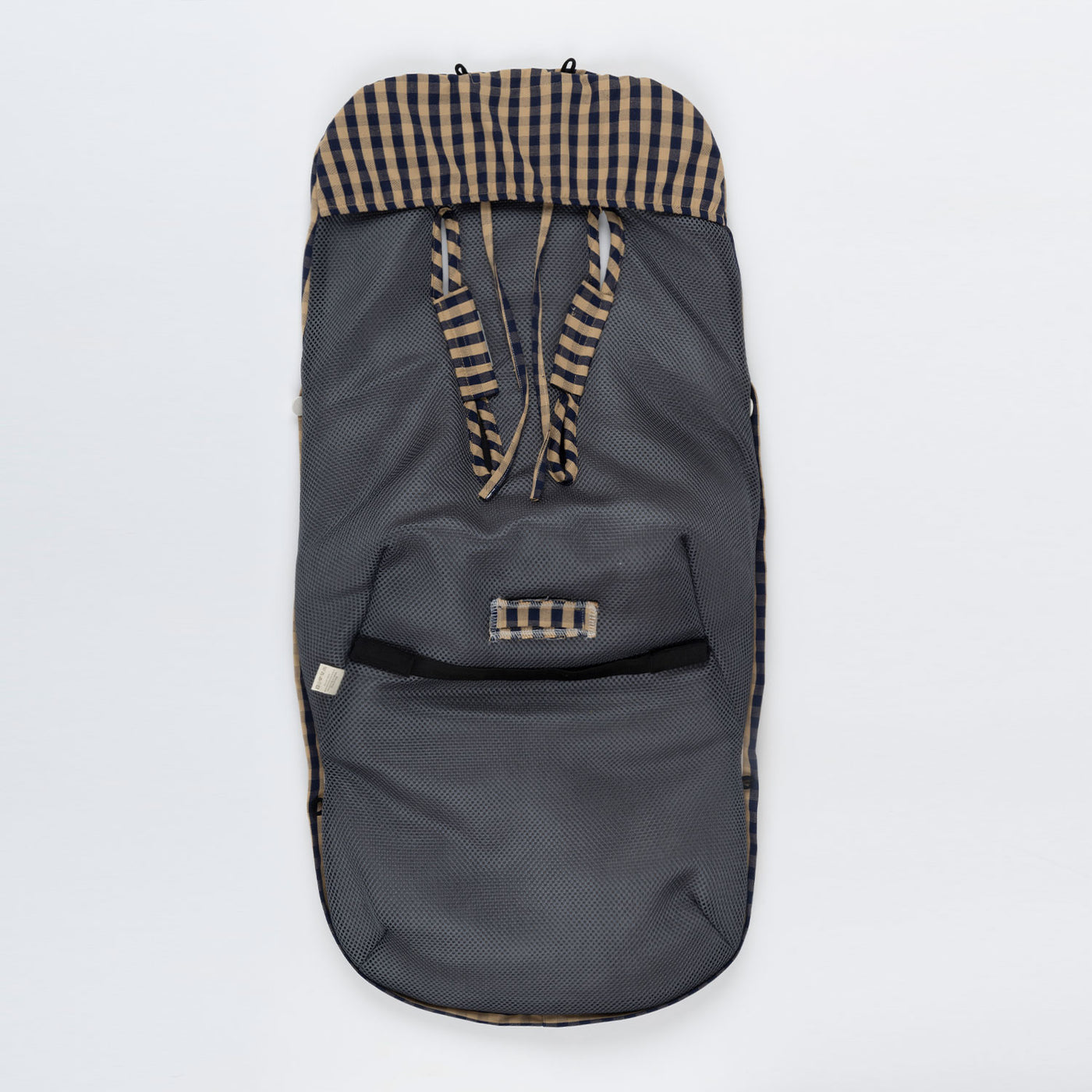Saco Silla - Navy + Caramel - Minicoton