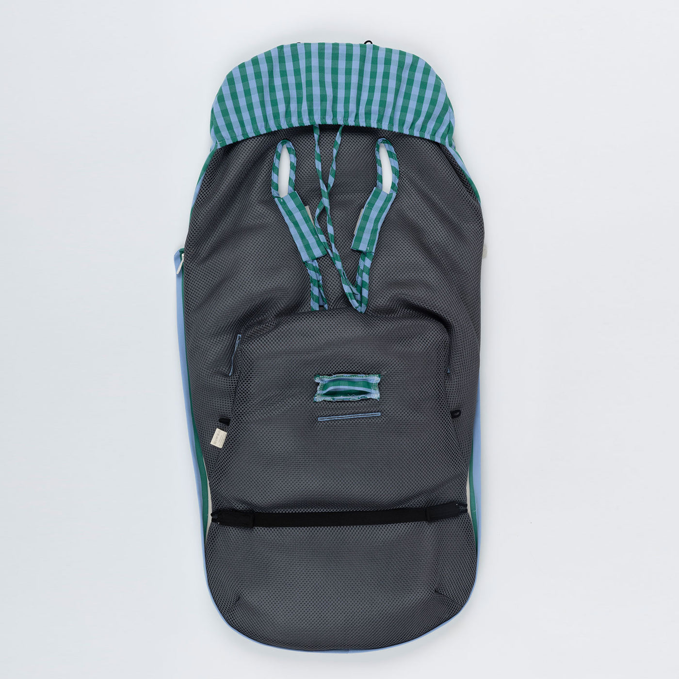 Stroller Bag Green Sky Blue · Minicoton