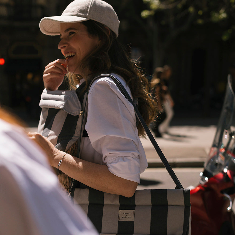 Mochila Porta Bebé - INÉS - Minicoton