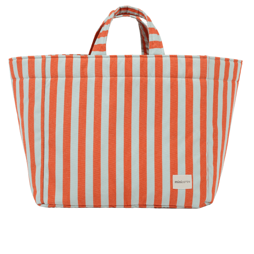 Big Bag - Coral + Aqua - Minicoton