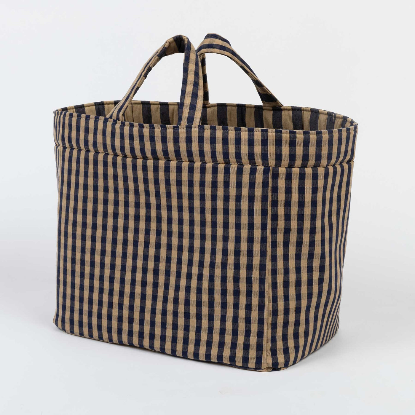 Big Bag - Navy + Caramel - Minicoton