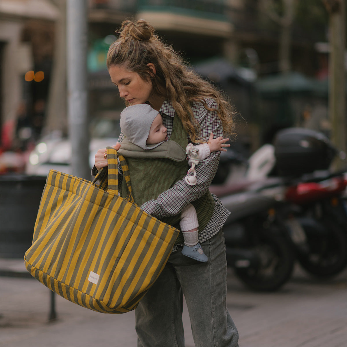 Big Bag - Olive + Gold - Minicoton