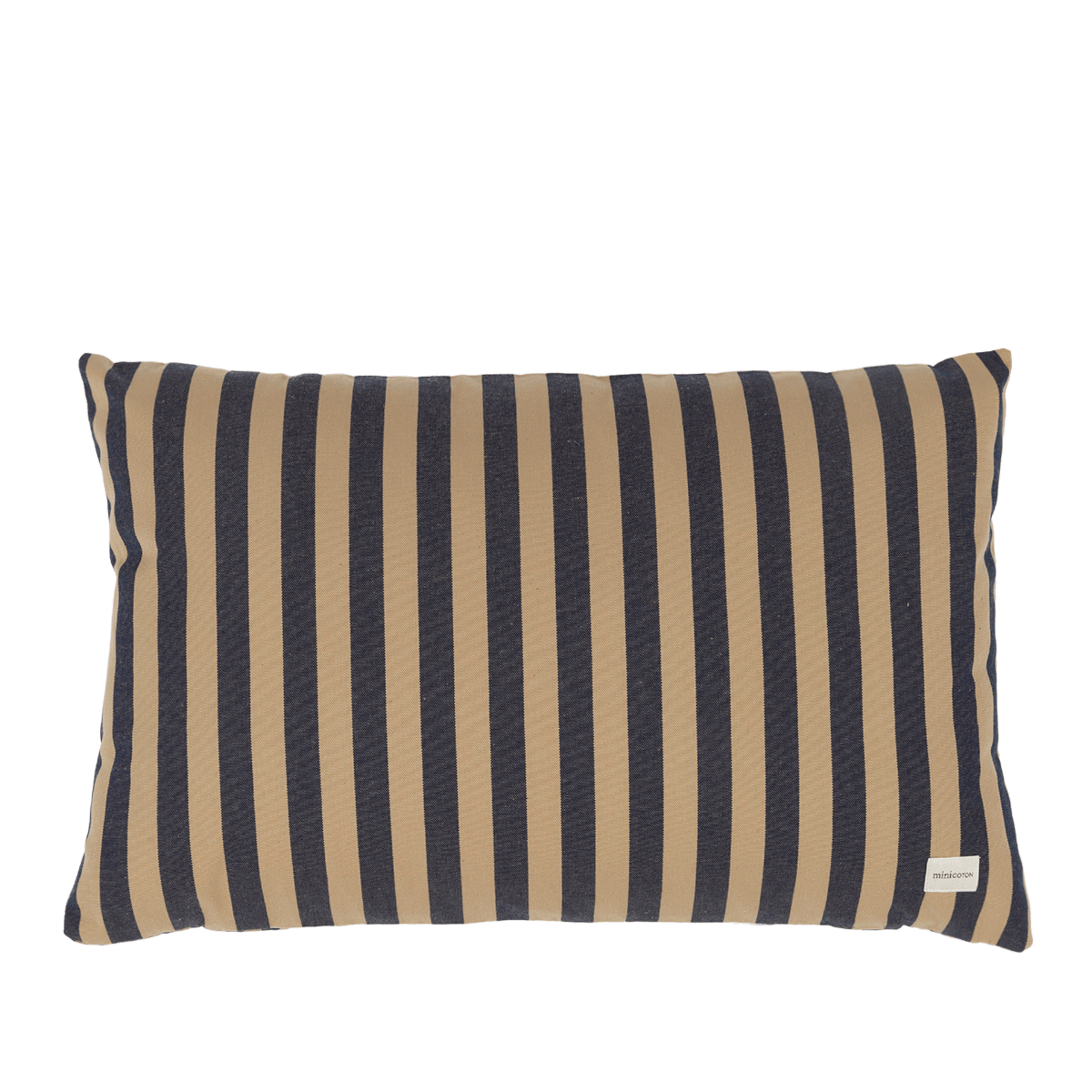 Cojín 40 x 60 - Navy + Caramel - Minicoton