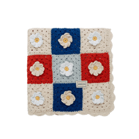 Manta Crochet Camomile - Minicoton