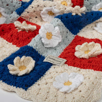 Manta Crochet Camomile - Minicoton