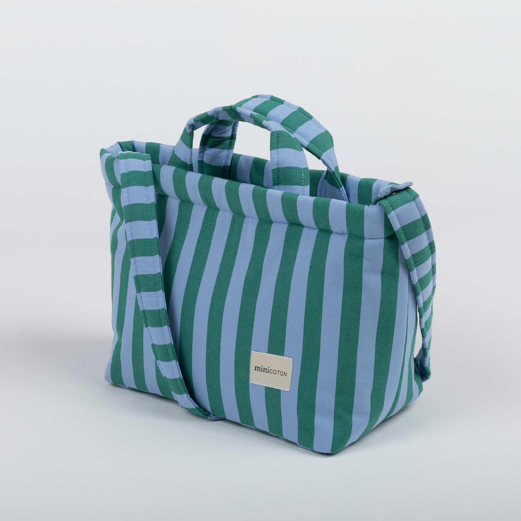 Carry - Green + Sky Blue - Minicoton