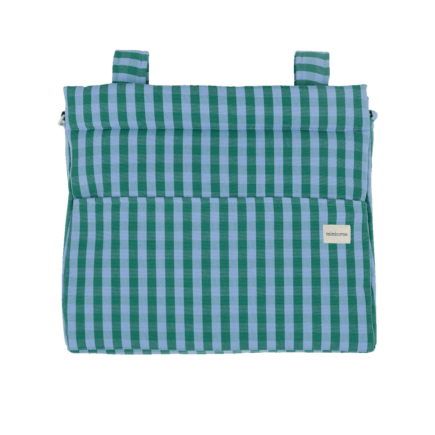 Bolsa Icon - Green + Sky Blue - Minicoton
