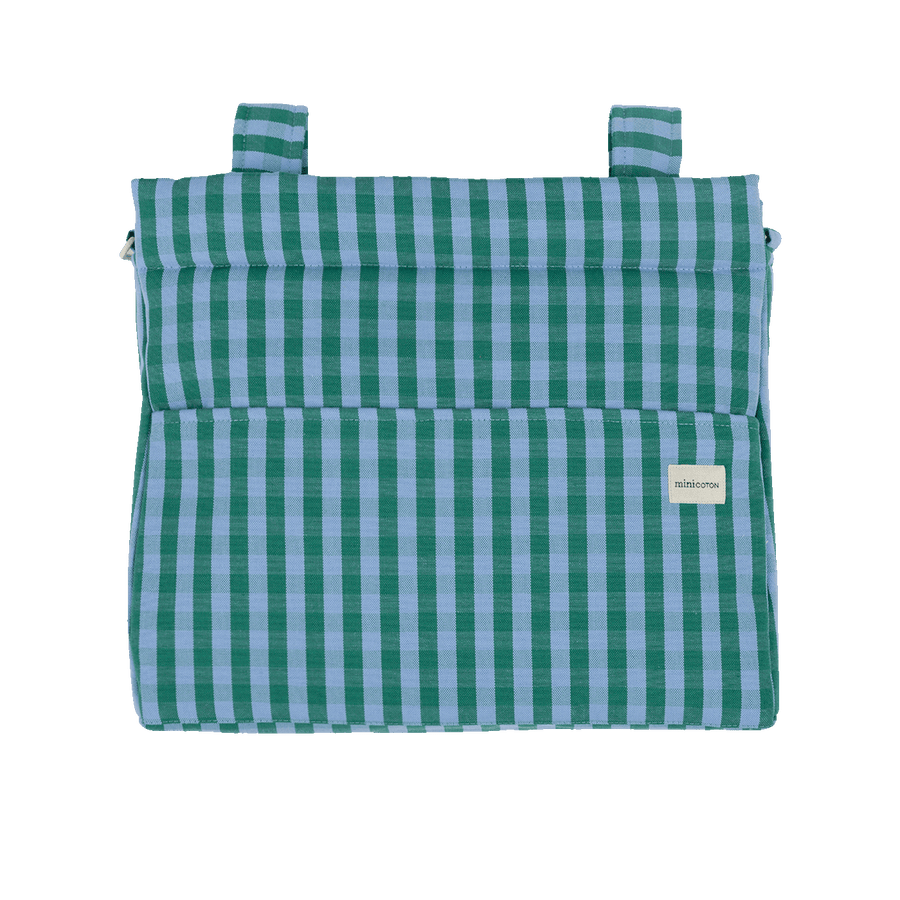 Bolsa Icon - Green + Sky Blue - Minicoton
