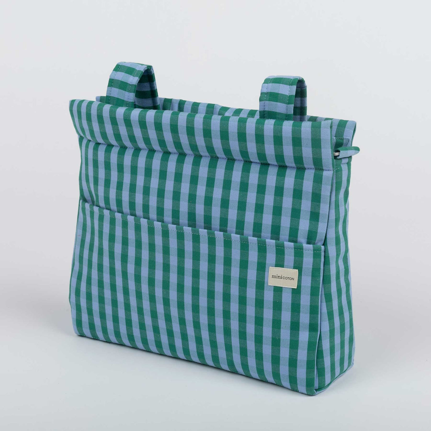 Bolsa Icon - Green + Sky Blue - Minicoton