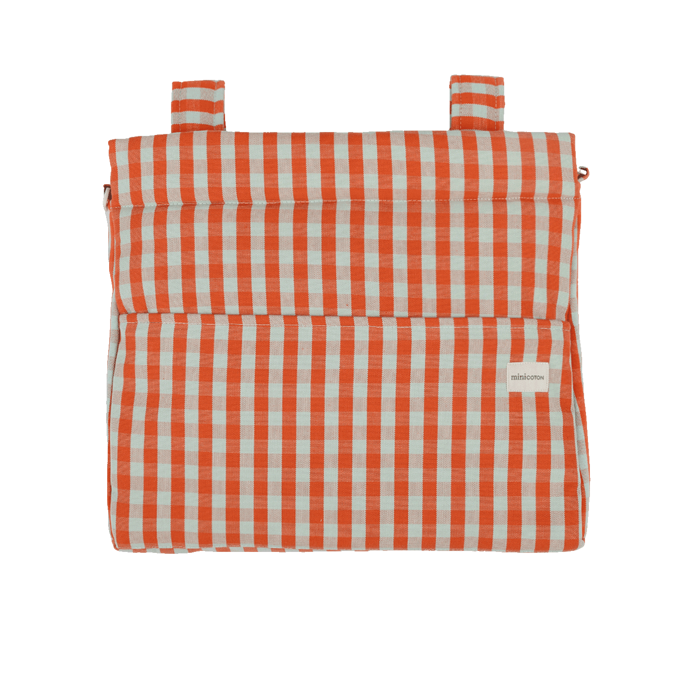 Bolsa Icon - Coral + Aqua - Minicoton