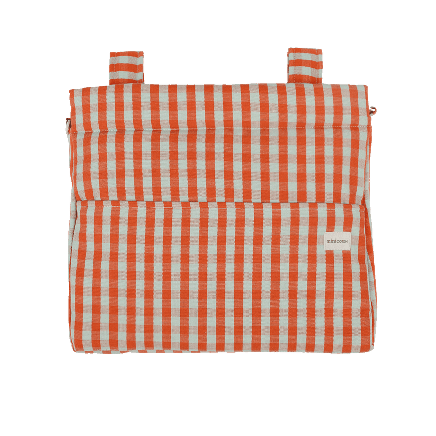 Bolsa Icon - Coral + Aqua - Minicoton