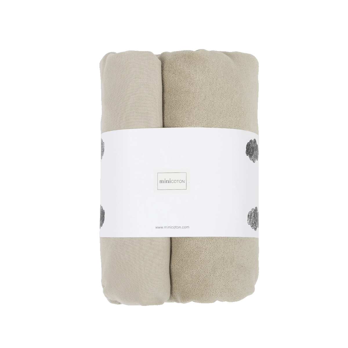 Pack Funda Cambiador Beige - Minicoton