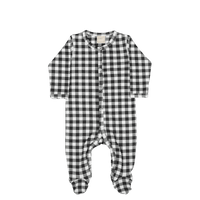 Jumpsuit Vichy Negro - Minicoton