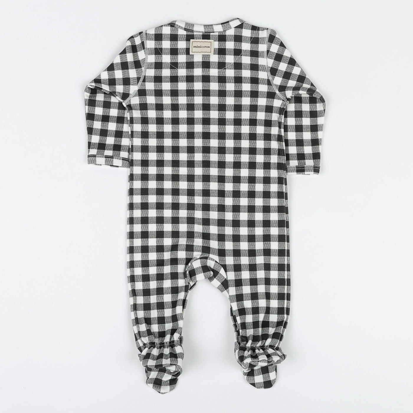 Jumpsuit Vichy Negro - Minicoton