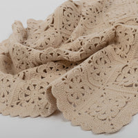 Manta Crochet Rosa - Minicoton