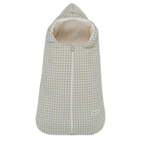 Saco Oval Vichy Musgo - invierno - Minicoton