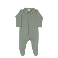 Jumpsuit Cuello Holey Musgo - Minicoton