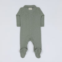 Jumpsuit Cuello Holey Musgo - Minicoton
