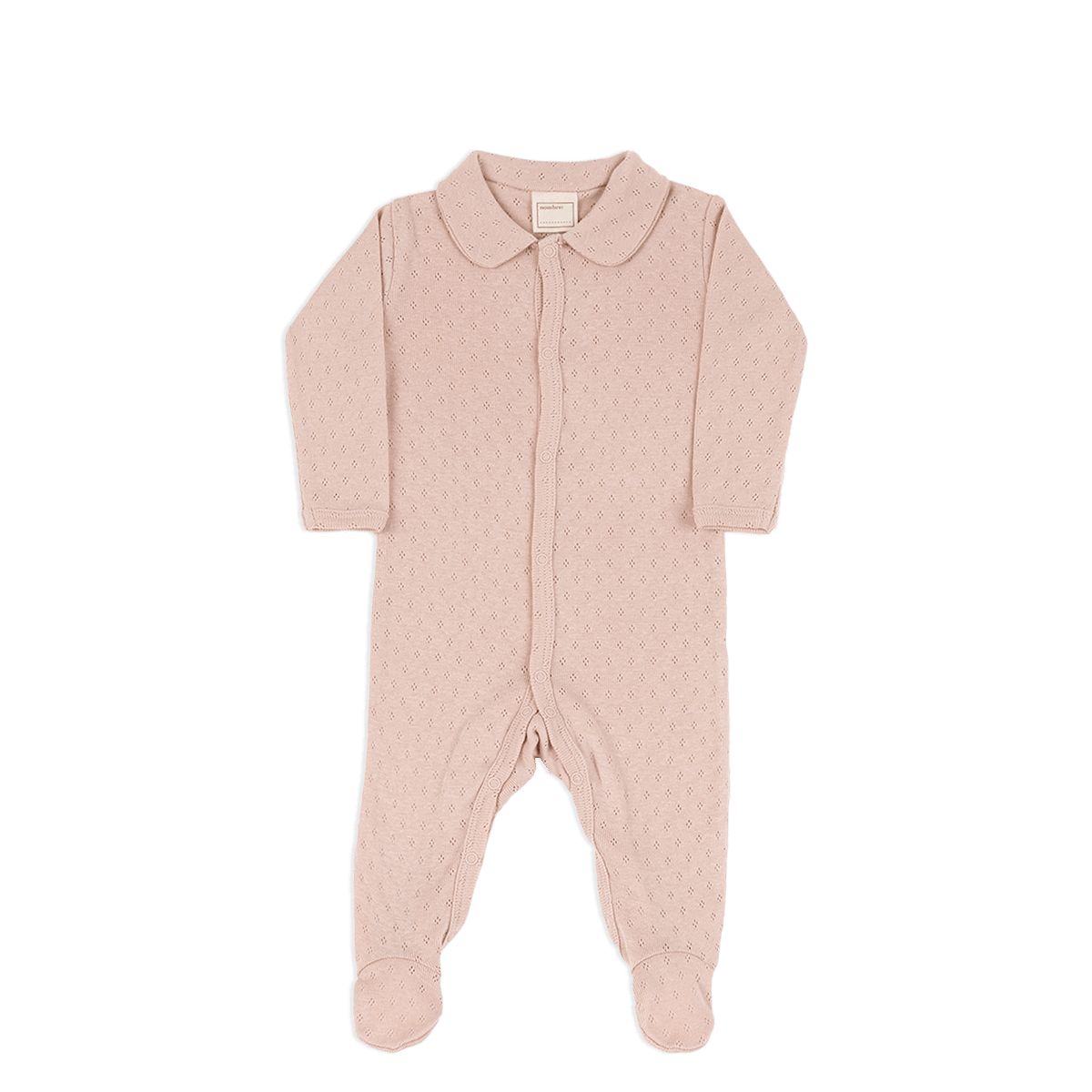 Jumpsuit Cuello Holey Rosa - Minicoton