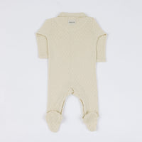 Jumpsuit Cuello Holey Crudo - Minicoton