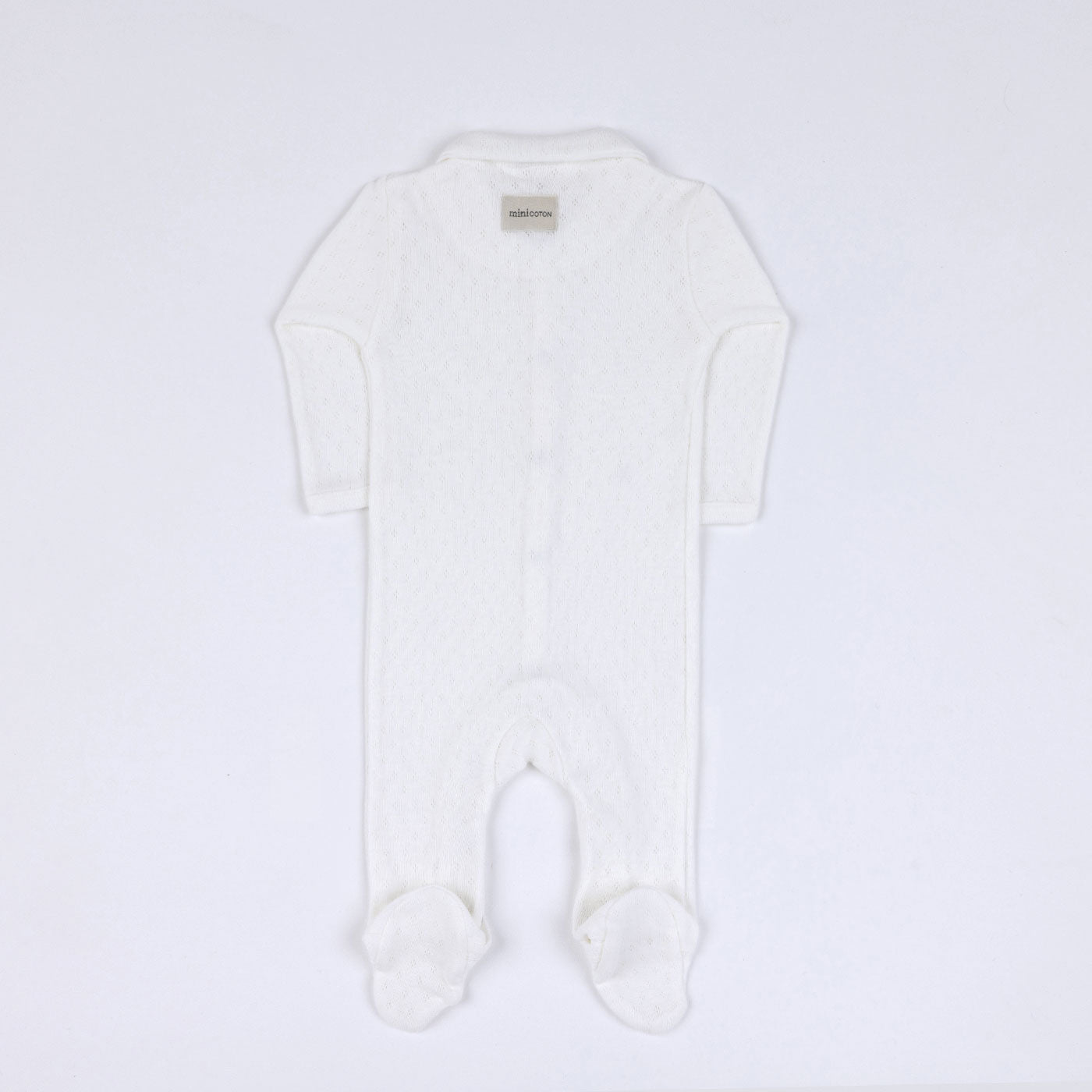 Jumpsuit Cuello Holey Blanco - Minicoton