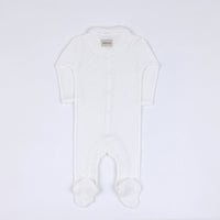Jumpsuit Cuello Holey Blanco - Minicoton