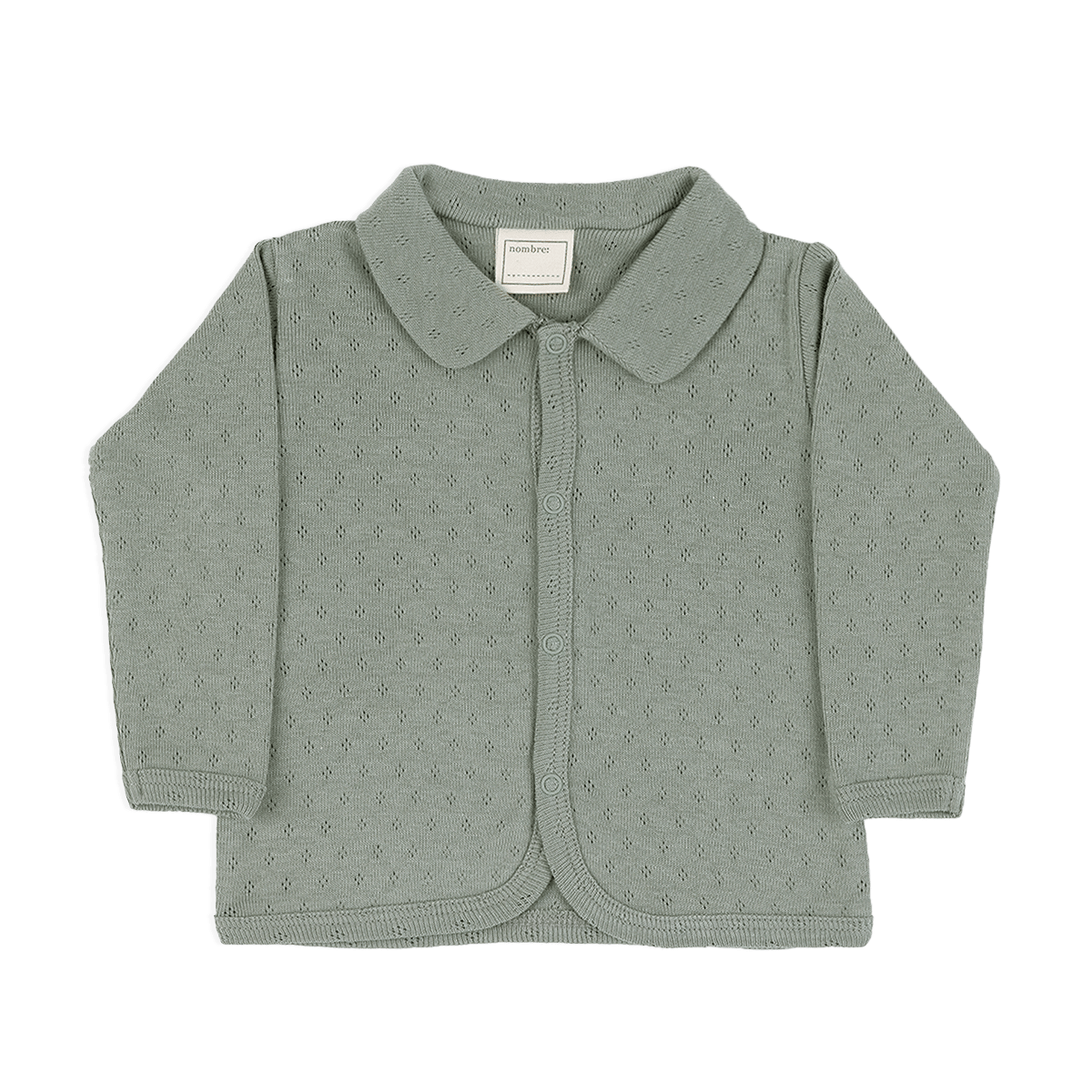 Top Cuello Holey Musgo - Minicoton
