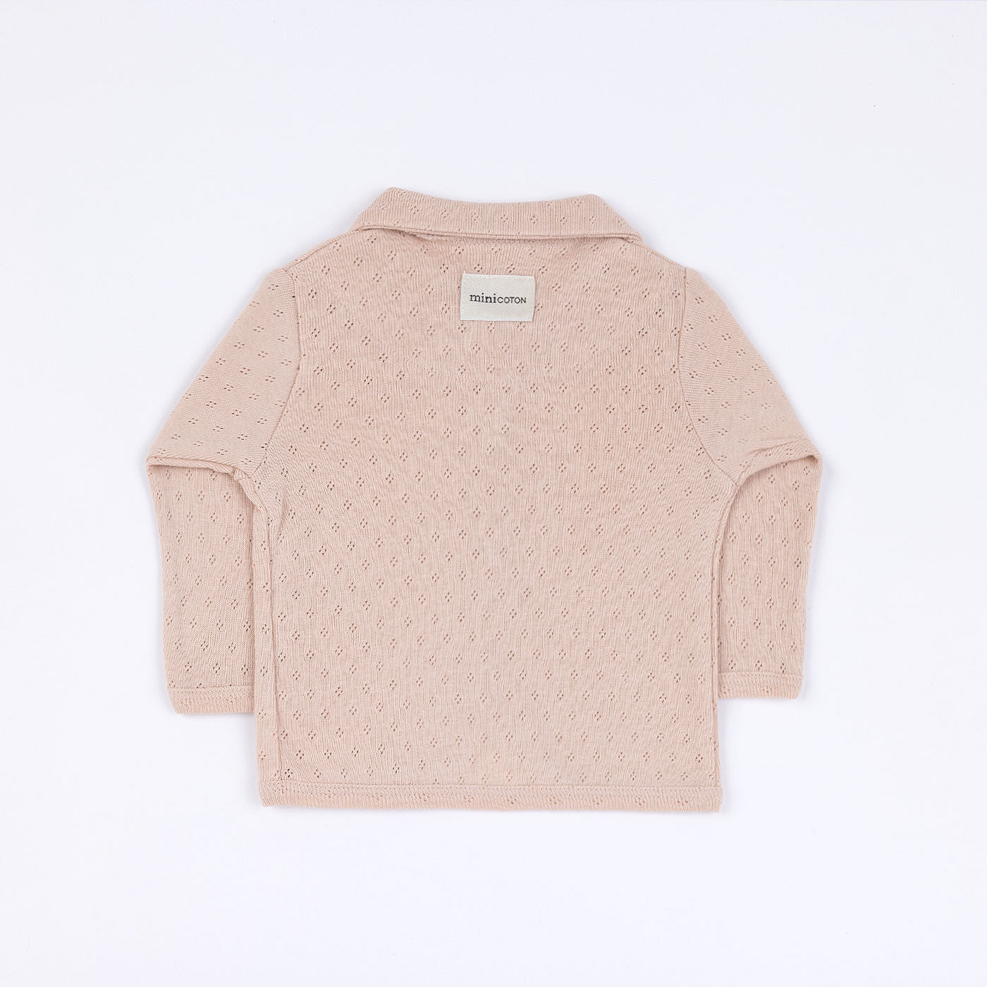 Top Cuello Holey Rosa - Minicoton