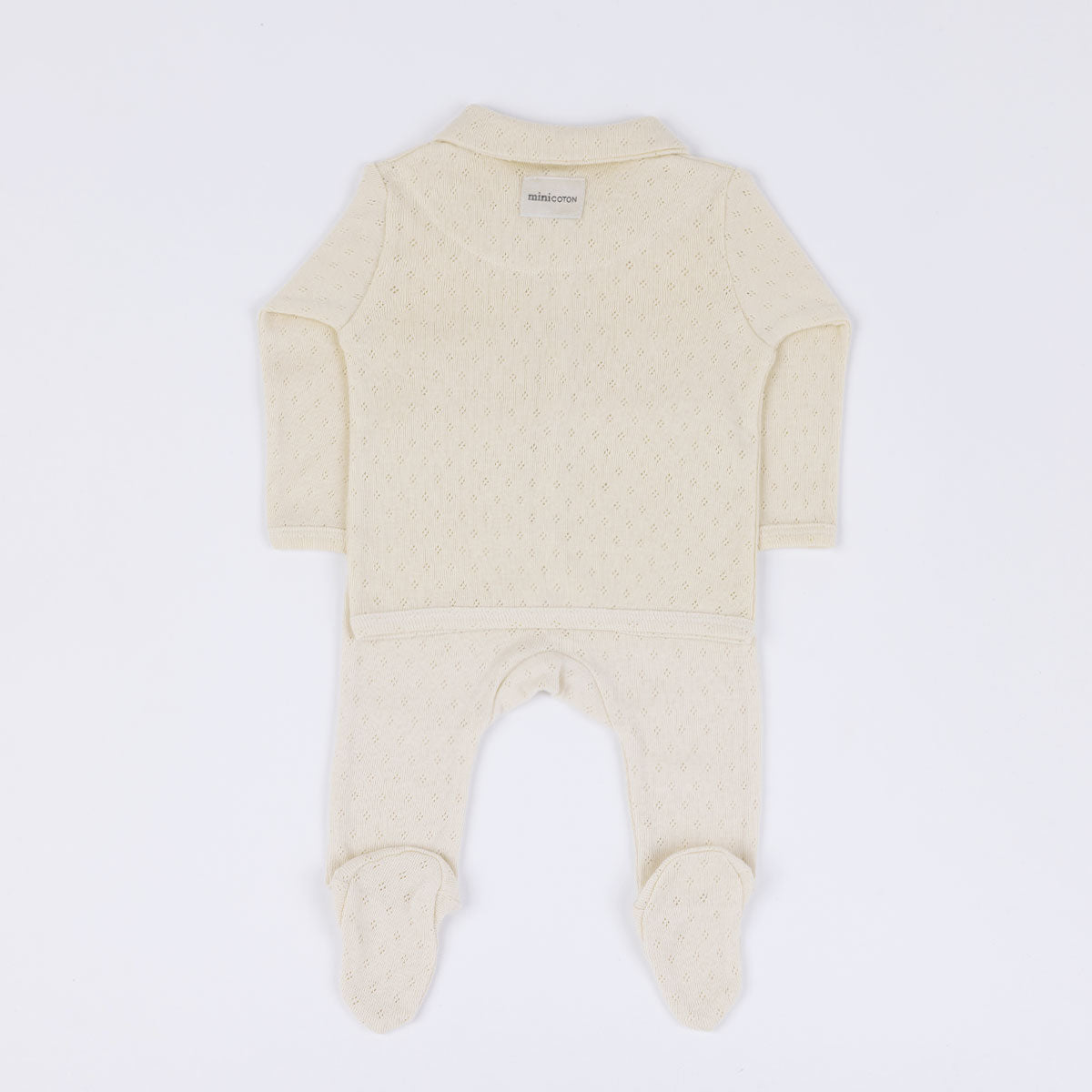 Set Welcome Cuello Holey Crudo - Minicoton